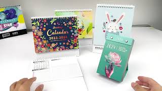 Customized 365 Day daily tear off calendar printing ramadan table desk calendar 2024Yahik [upl. by Aniratac]