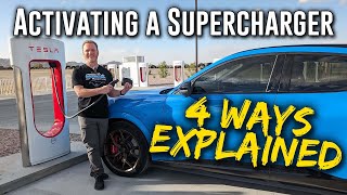 Using a Tesla Supercharger with Ford EVs  4 ways to activate charging [upl. by Christophe]