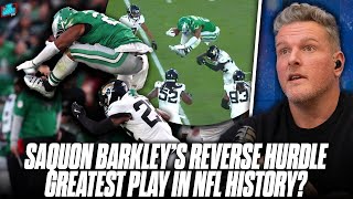 Saquon Barkley Might Have Just Made The Coolest Move In NFL History  Pat McAfee Show [upl. by Aerb]