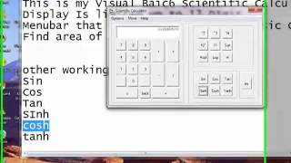 Visual Basic 6 Scientific Calculator [upl. by Aivitnahs58]