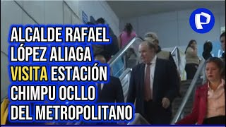 Rafael López Aliaga asegura que Banco Mundial destrabará obras de ampliación del Metropolitano [upl. by Ikaz]