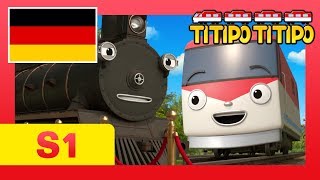 Titipo deutsch S1 F21 Steam hat wieder eine Aufgabe l Kinderfilm l Titipo Der Kleine Zug [upl. by Enylcaj]