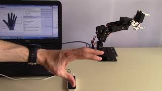 Robotic arm with gesture control [upl. by Melissa]