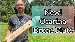 New Native American Style Ocarina Drone Flute [upl. by Stelu]