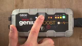 How To Jump Start A Car Battery  NOCO Genius Boost GB30 UltraSafe Lithium Jump Starter [upl. by Esdras]