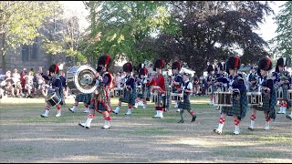 Highland Cathedral played by Ballater Pipe Band on Ballater Green during Beating Retreat 2022 [upl. by Nannahs]