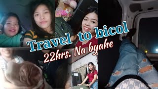 TRAVEL TO BICOL PART 1  Holly week 22 hours na byahe [upl. by Litt]