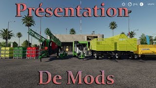 XBOX  PC  PS4  FS19  Présentation de Mods [upl. by Dulsea]