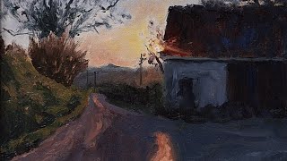 How to Capture the last of the sunshine in your oil paintings [upl. by Karin853]