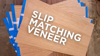 Slip matching RIFT white oak veneer [upl. by Redleh]