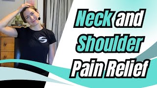 Neck and Shoulder Pain Relief  Stretches for Seniors [upl. by Schifra]