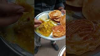 Patna का Puri Sabji 😋 King 👑  Puri Sabzi Jalebi Raita  Patna Street Food  Food Shorts  shorts [upl. by Kain]