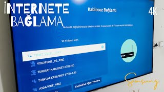 Samsung TV İnternete Nasıl Bağlanır  Güncel  2024 [upl. by Sanburn]