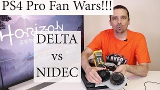 PS4 Pro Fan Noise  Delta vs Nidec Test [upl. by Ahsirkal653]