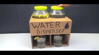 How To Make Working Water Dispenser – DIY Desk Water Cooler [upl. by Kurtis]