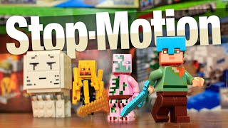 4 NEW MINECRAFT LEGO SETS Animation amp Review [upl. by Ahsenid]