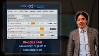 Dropping odds o movimenti di quote di betexplorercom [upl. by Alleynad]