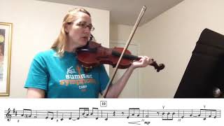 Violin Excerpt 2 2020 YOSA Audition Prep [upl. by Duer]