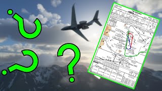 Virtual Flightschool How to read Jeppesen charts Precision Approach part 1 [upl. by Ahar]