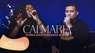 Vitória Souza e Miqueias Oliveira  Calmaria Cover Canção e Louvor [upl. by Rolph]