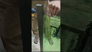 Glass fixing in Aluminum Frame shorts videoshorts [upl. by Irac]