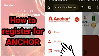 How to register for ANCHOR  How to get paid by referrals on Anchor [upl. by Strander797]