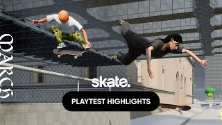 skate Insider Playtest Highlights March 2024  skate [upl. by Nawram4]