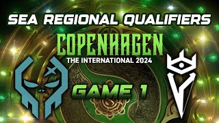 EXECRATION VS TEAM PRISM GAME 1  THE INTERNATIONAL 2024 SEA REGIONAL QUALIFIERS LOWER BRACKET [upl. by Kaspar382]