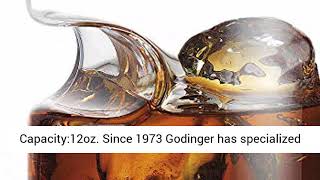 Godinger Cigar Whiskey Glass  Old Fashioned Whiskey Glass With Indented Cigar Rest [upl. by Garceau]