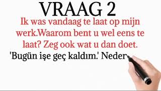 Spreken examen A2NEDERLANDS LEREN NT2Hollandaca Uyum Sınavı 2022Konuşma 2 [upl. by Aina]