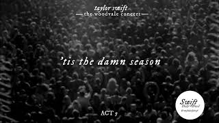 tis the damn season Live Concept  the woodvale concert  SWIFT DAILY BRASIL [upl. by Hyacinthe]