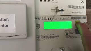 Reading a Landis E470 type 5452 electricity meter  new method faster [upl. by Engelbert]