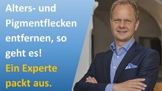 Altersflecken und Pigmentflecken entfernen  wie geht es am besten [upl. by Thorncombe]