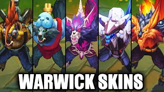 불송곳니 워윅 Firefang Warwick Skin Spotlight  2017 Rework [upl. by Lars]