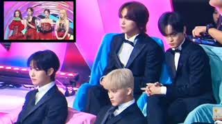 MMA Nct Dream reaction aespa 이스파 Bonsang Melon music awards 2023 Mark Renjun Haechan Chenle 231202 [upl. by Gaudette]