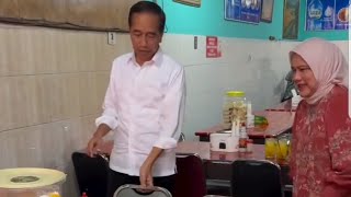 Bikin Heboh Pengunjung Pak Jokowi Bu Iriana Makan Siang Warung Sate Kambing Bu Hj Bejo Solo Jateng [upl. by Doty62]