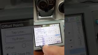Offset line on nikon xf windows total station made in Japan [upl. by Burta]