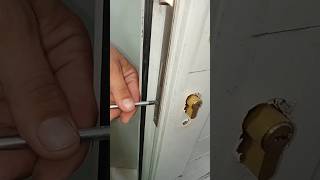 Fix door lock cylinder  Door lock cylinder replacementdiy doorlock shorts lock [upl. by Odericus326]