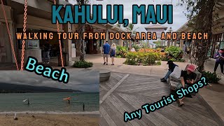 Uncovering Kahului Maui Dock Area Walking Tour and Beach Surprise [upl. by Gusta]