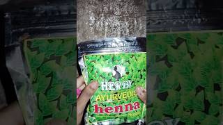 Henna and dye hair pack 👍❤shorts henna haircare hair hairgrowth shortsfeed viralshorts [upl. by Worl]