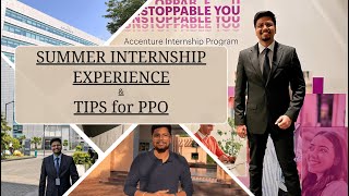 Summer Internship Experience  Tips for PPO  Accenture SampC [upl. by Nimrac]