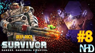 Lets Play Deep Rock Galactic Survivor Main Mission Crystalline Caverns  Gunner 8 [upl. by Oivat]