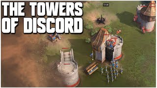 The TOWERS of DISCORD  AoE4  Grubby [upl. by Aw]