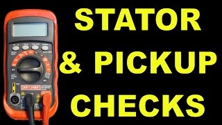 Ignition Pickup And Stator Checks For AC Scooters ATVs amp More [upl. by Mcknight525]