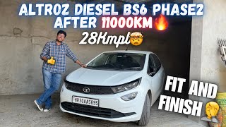 TATA Altroz Diesel BS6 Phase2 ki poori कहानी owner ki जुबानी ft Zaildarabeer1857 after 11000KMs🔥 [upl. by Wagstaff]