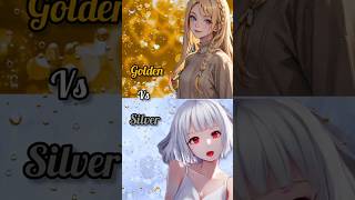 Golden Vs Silver choose your favourite 🎁 colour Rimiroy15 gift viralvideo [upl. by Dnaltiak]