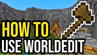 How To Use WORLD EDIT In Minecraft Bedrock WORKING  NO MODS [upl. by Adaven]