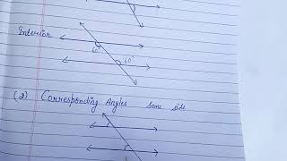 Alternate angle  corresponding angle and cointerior angles [upl. by West]