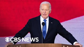 Watch President Biden delivers DNC address [upl. by Bowne]