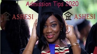 Admission Tips  ASHESI University 2020 [upl. by Ennazor840]